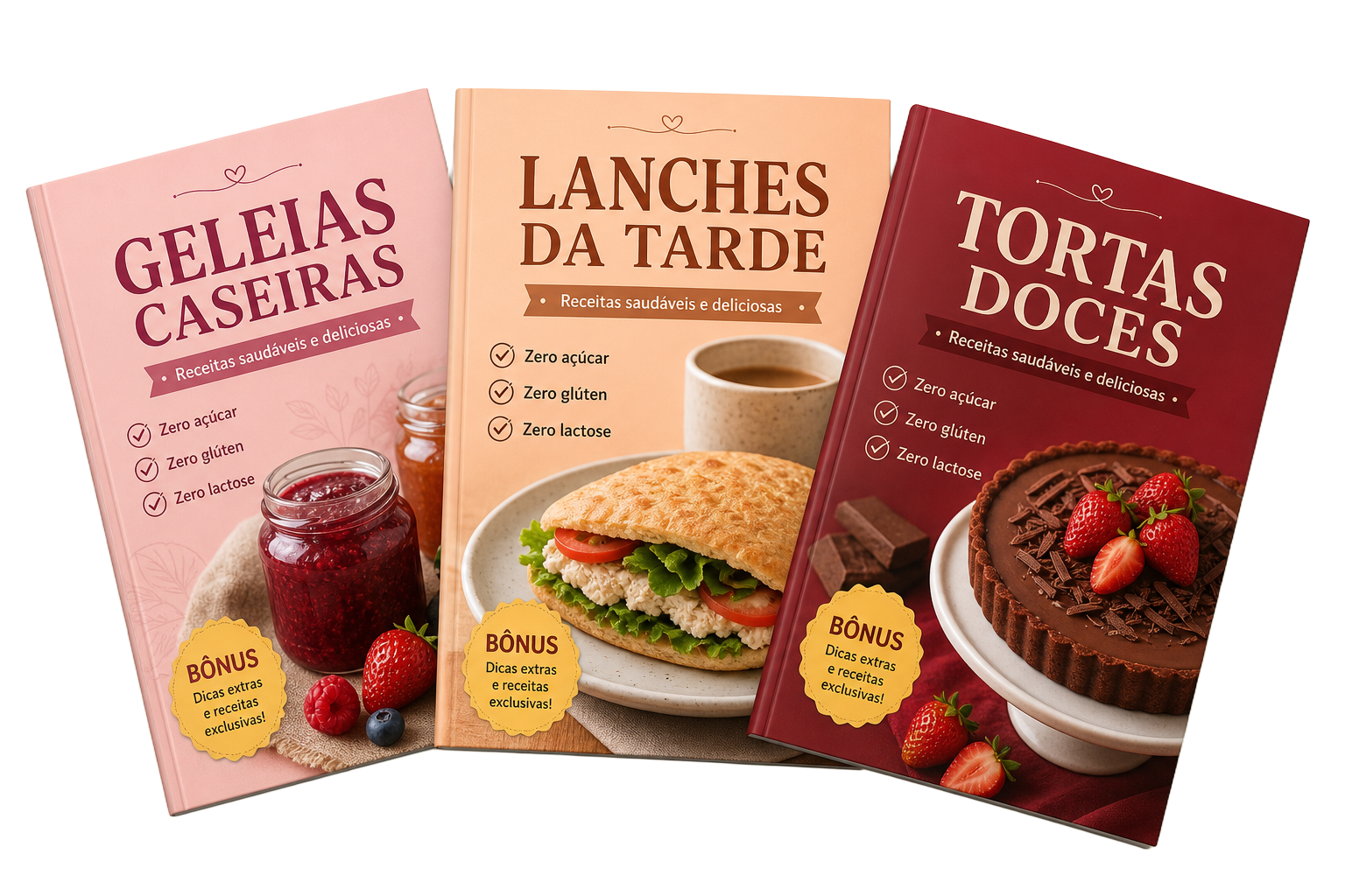 Três ebooks bônus